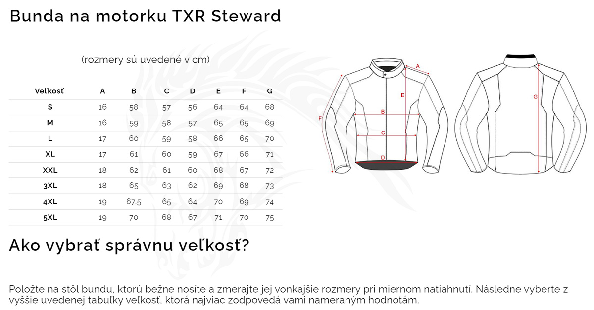 TXR Bunda na motorku Steward čierno-sivá L
